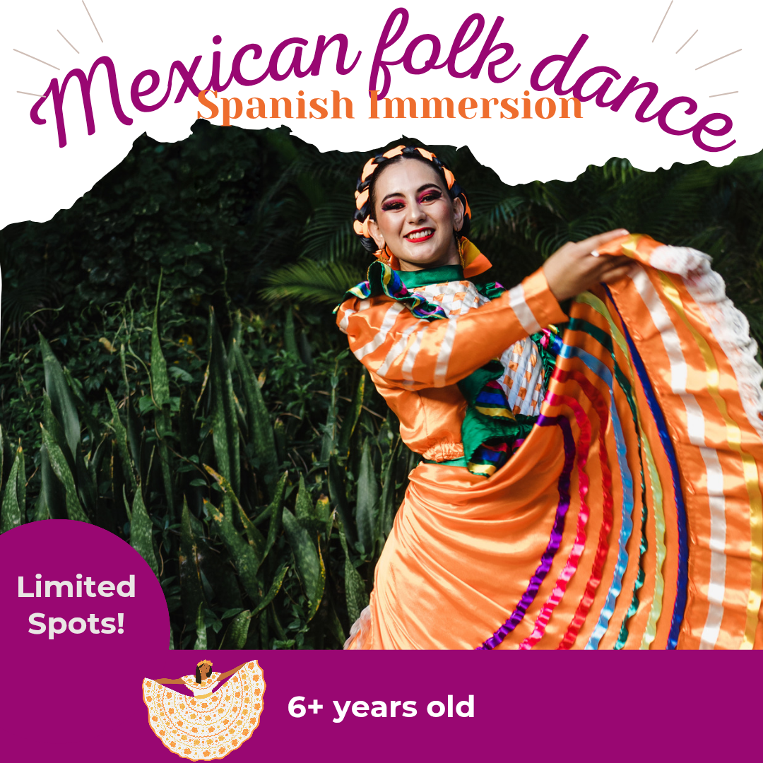 Online Children’s Mexican Folk dance class (6+ years old)– In Spanish with a Professional Dancer