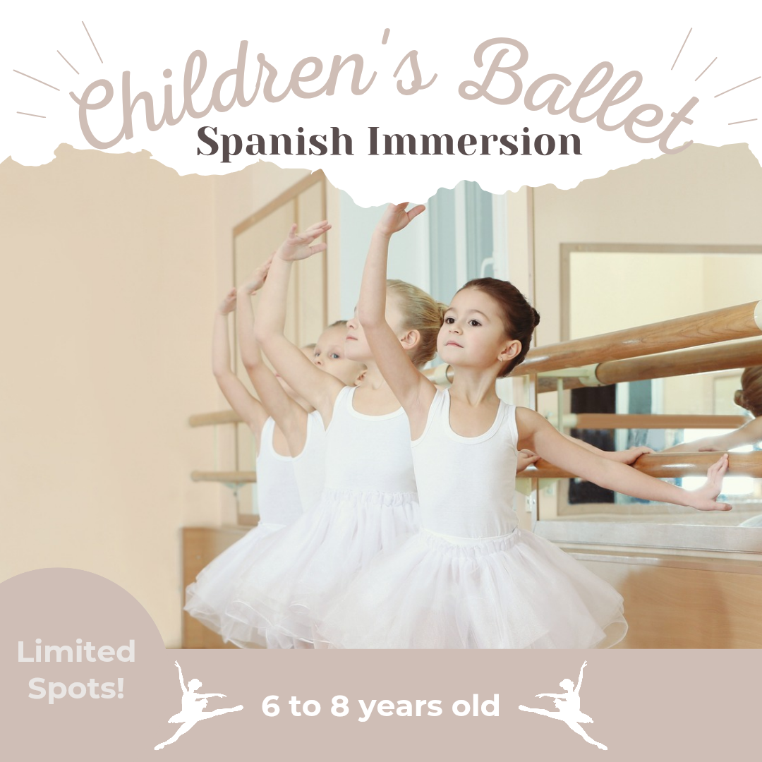 Online Children’s Ballet Class (Wednesday)– In Spanish with a Professional Ballerina