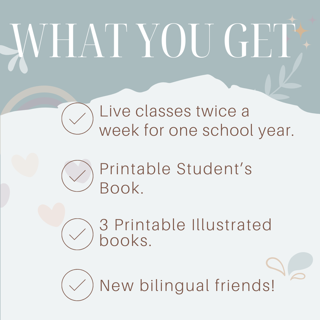 August 2025 Online Spanish 1 Wed_Fri (11 am CT) Online HALF SCHOOL YEAR