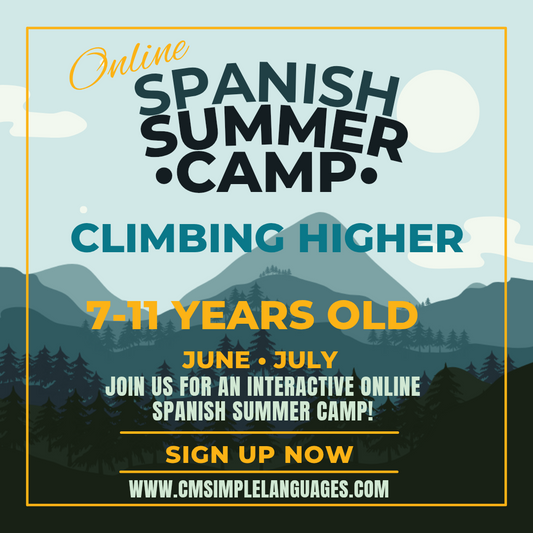 2026 Summer Camp Enrichment (returning campers). Online Spanish Tue,Thu (2:00 pm CT)