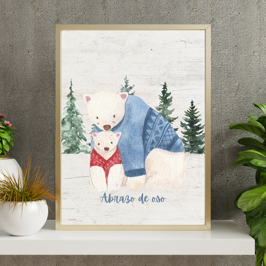 Spanish Bears Wall Art - Charlotte Mason Simple Spanish